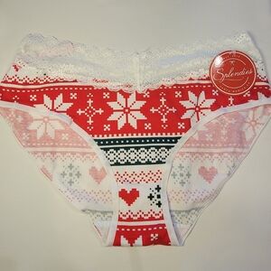 Splendies Panties,  Christmas theme, Size M